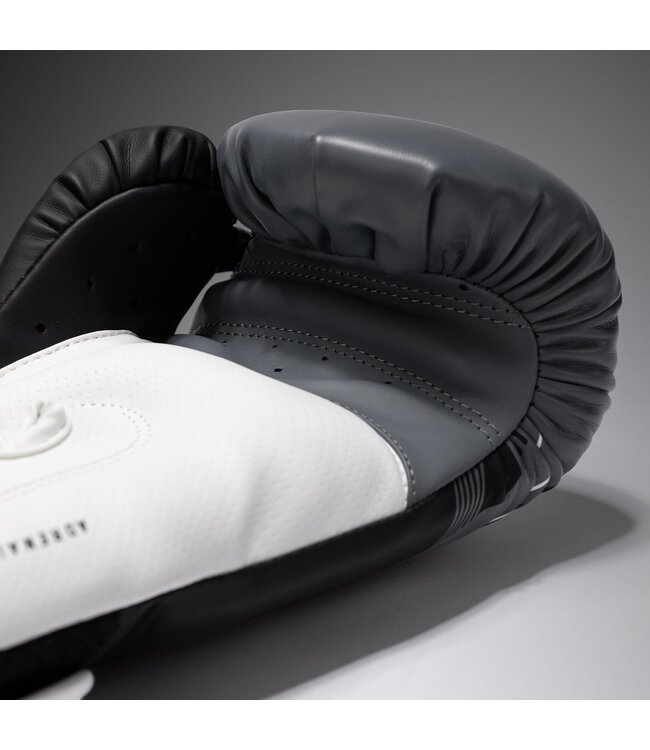 Venum Adrenaline Boxing Gloves Black Silver Grey