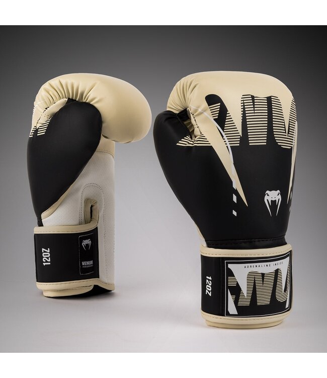 Venum Adrenaline Boxing Gloves Black Ivory