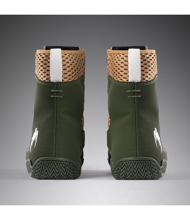 Venum Contender Boxing Shoes Military Green Sand