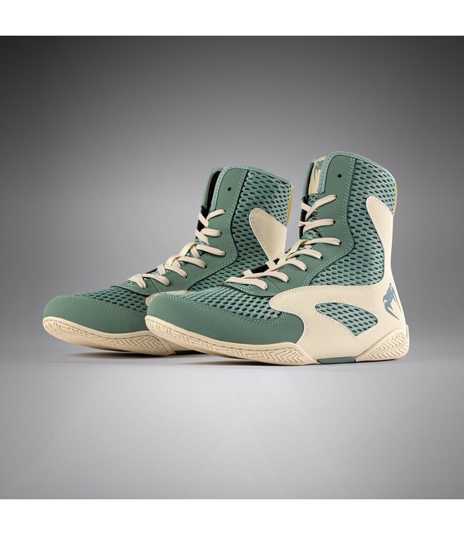 Venum Contender Boxschuhe Aquagrün Elfenbein