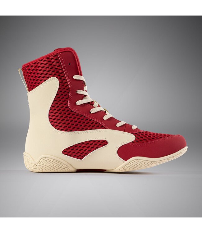 Venum Contender Boxschuhe - Rubinrot Elfenbein
