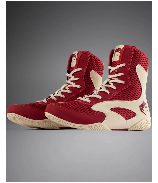 Venum Contender Boxschuhe Ruby Rot Ivory