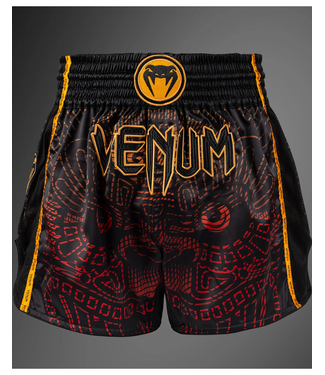 Venum Fightwear – Official Collection - Fightwear Shop Venum Quetzal Fury Muay Thai Shorts Schwarz Fury Rot Mandarine