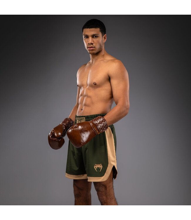 Venum Classic Boxing Shorts Militair Groen Zand