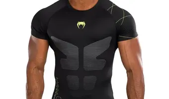 Venum Rashguard G-Fit Air Black Short Sleeves - Rumble Store