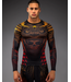 Venum Quetzal Fury L/S Rashguard Black Fury Red Tangerine