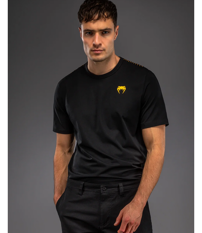 Venum Quetzal Fury Cotton T‑Shirt – Black Fury Red Tangerine