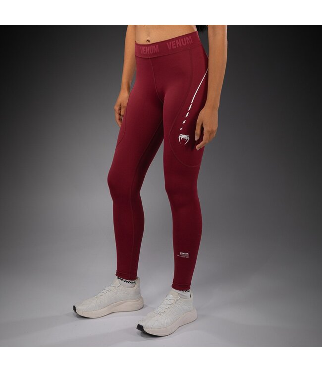 Venum Adrenaline Damen‑Leggings – Burgunderrot / Pink