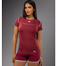 Venum Adrenaline Dames Dry‑Tech T‑Shirt – Burgundy Pink