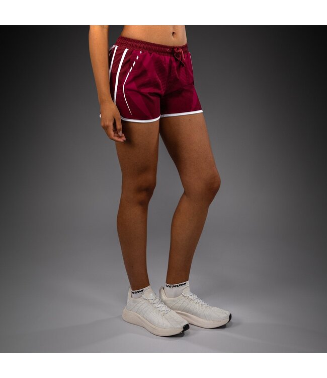 Venum Adrenaline Damen Training Shorts – Burgundy Pink
