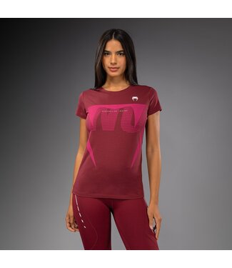 Venum Venum Adrenaline Women’s T‑Shirt  Burgundy/Pink | Training Tee