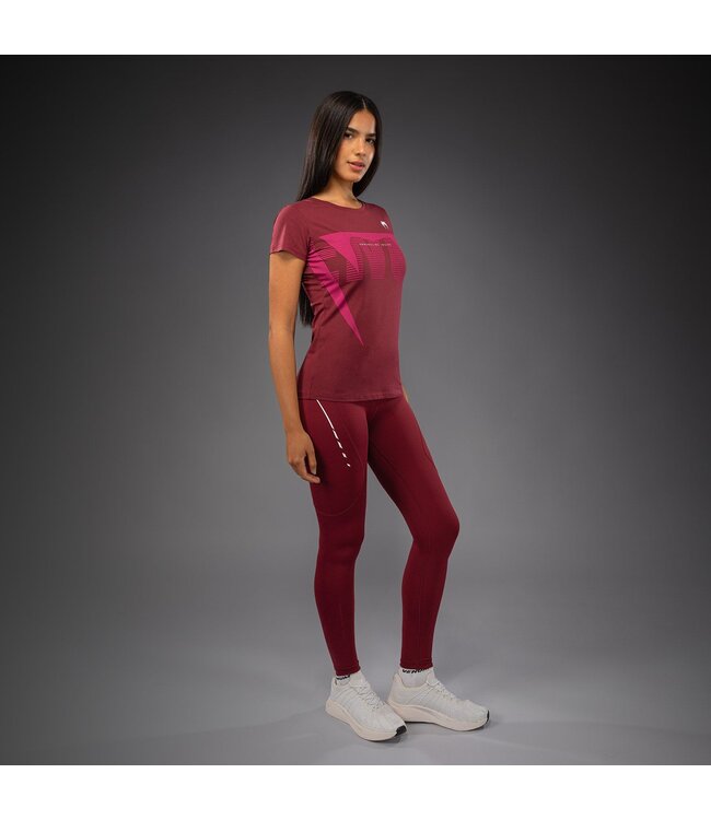 Venum Adrenaline Women’s T‑Shirt Cotton Burgundy/Pink | Training Tee