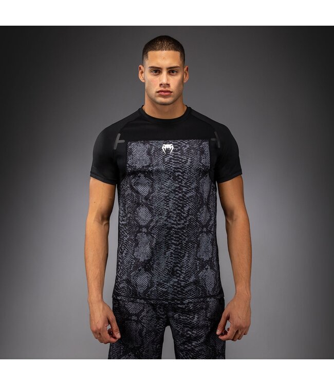 Venum G-Fit Scales Dry-Tech T-Shirt Black Charcoal Grey