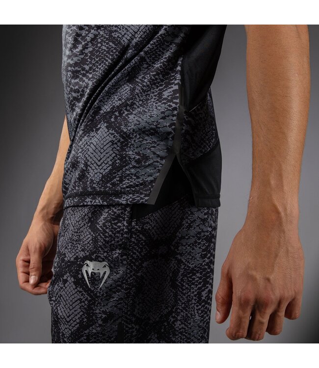 Venum G-Fit Scales Dry-Tech T-Shirt Black Charcoal Grey