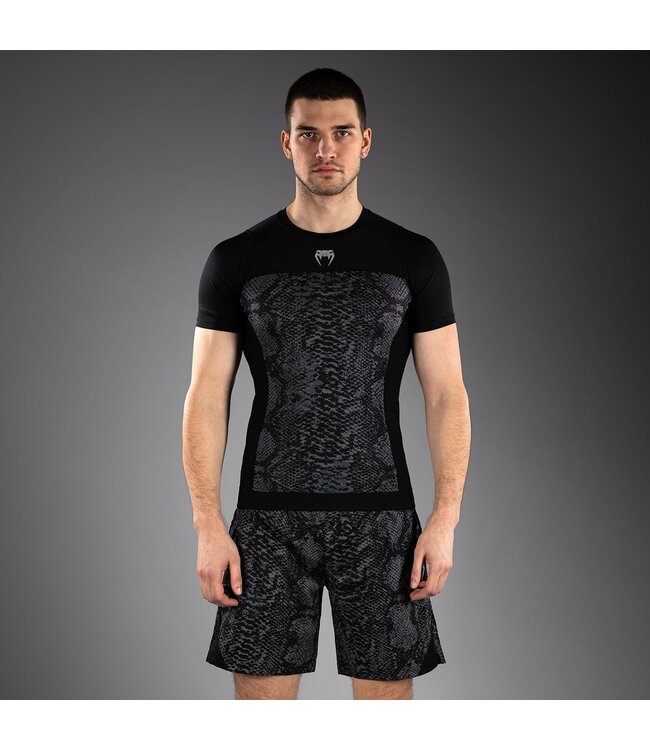 Venum G-Fit Scales Rashguard Black Charcoal Grey