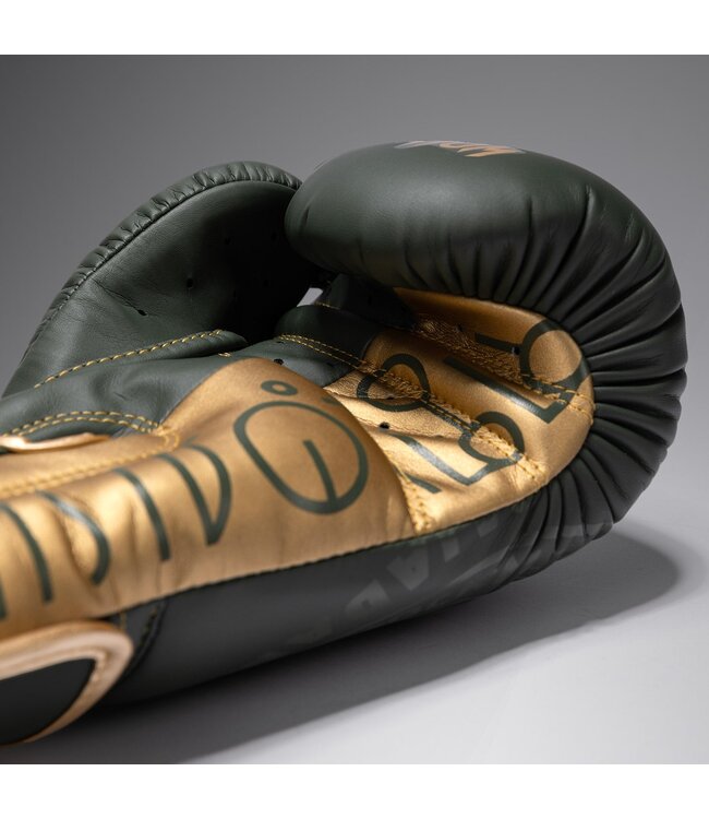 Venum x Rajadamnern Muay Thai Kickboxhandschuhe – Militärgrün