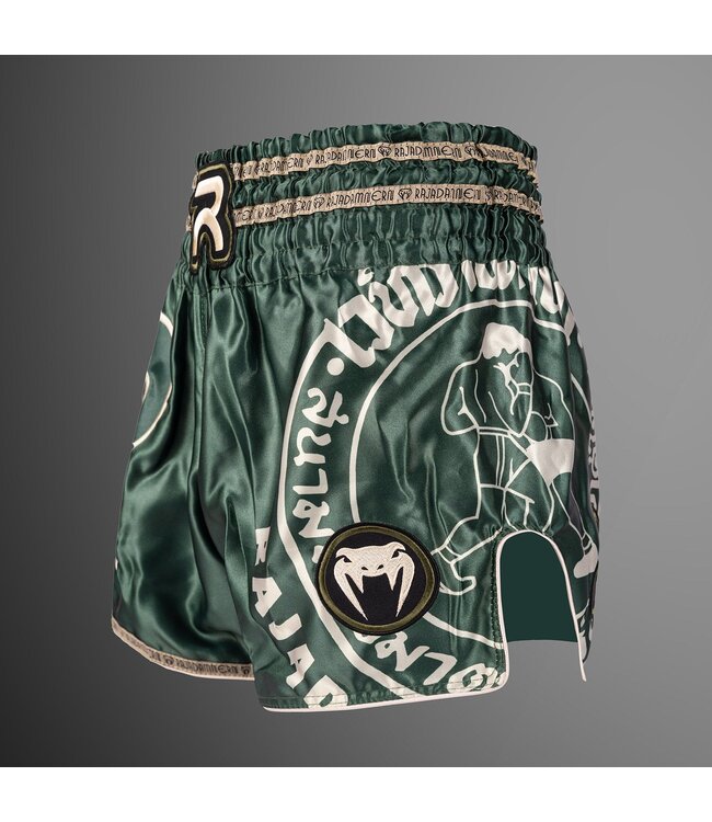 Venum x Rajadamnern Muay Thai Shorts - Military Green