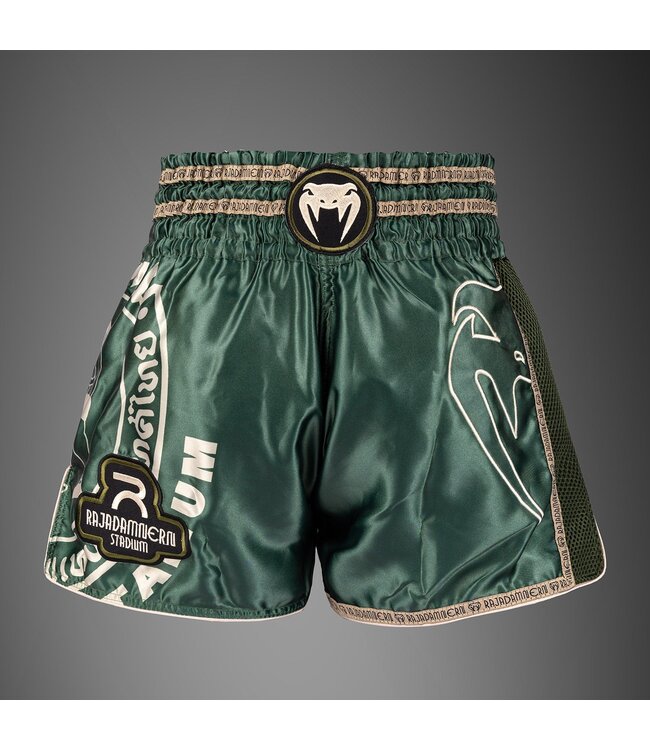 Venum x Rajadamnern Muay Thai Shorts – Militärgrün