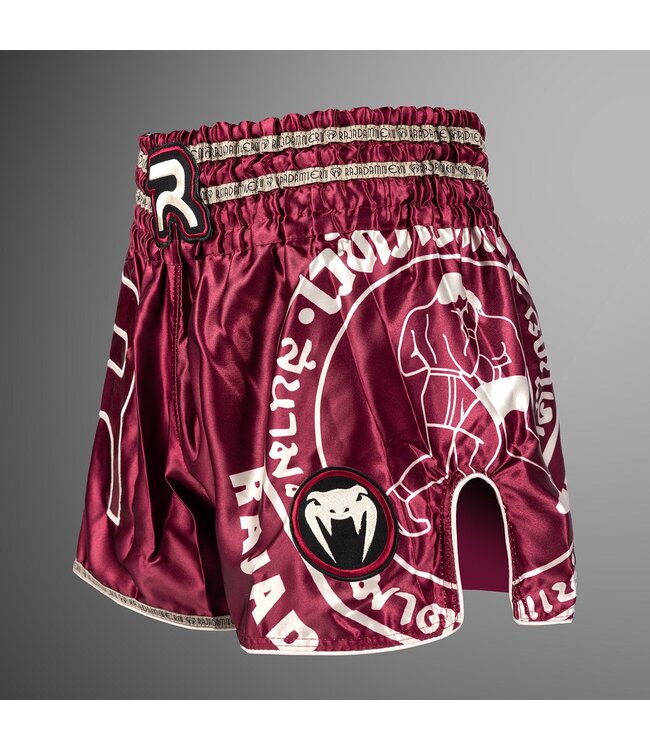 Venum x Rajadamnern Muay Thai Shorts - Bordeauxrood