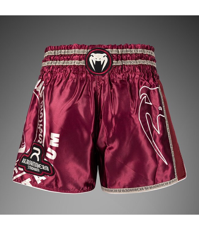 Venum x Rajadamnern Muay Thai Shorts - Burgundy