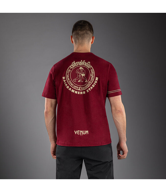 Venum x Rajadamnern Cotton T-shirt Burgundy