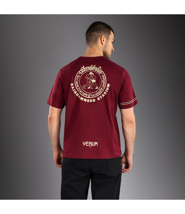 Venum x Rajadamnern Katoenen T‑shirt Burgundy