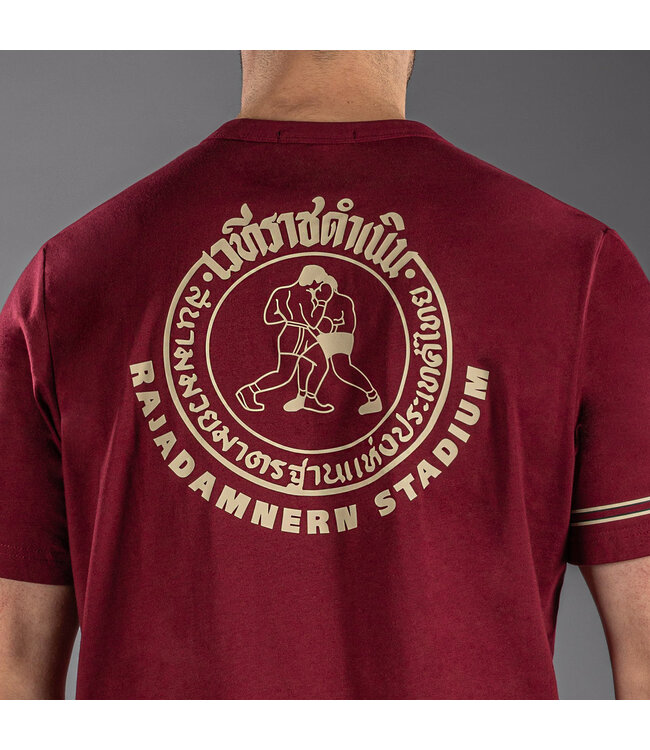 Venum x Rajadamnern Katoenen T‑shirt Burgundy