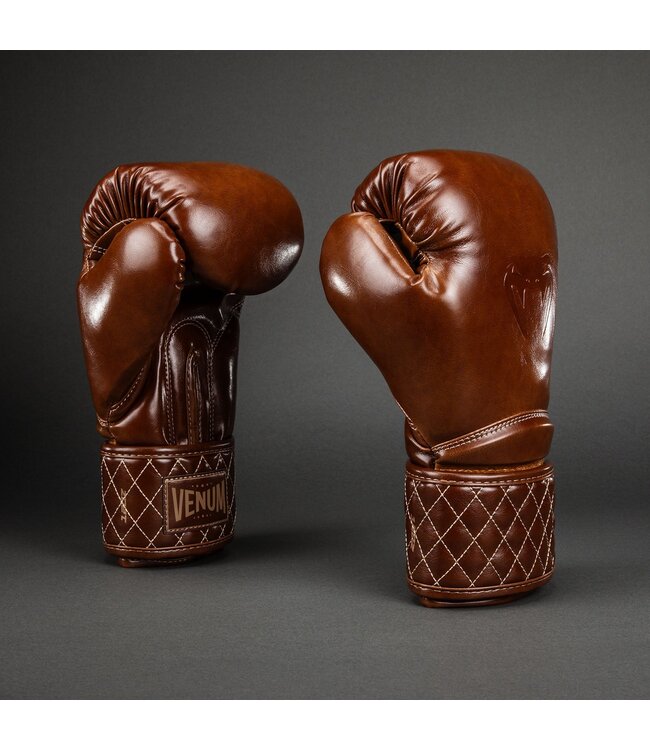 Venum Impact Classic Boxing Gloves - Shiny Havana