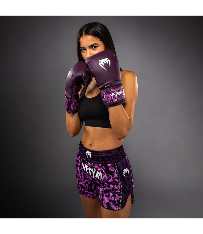 Venum Iris Muay Thai Kickboxing Shorts - Paars Roze