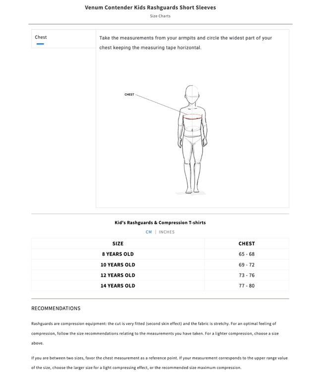 Venum Attack Kinder-Rashguard – Waldgrün / Cremeweiß