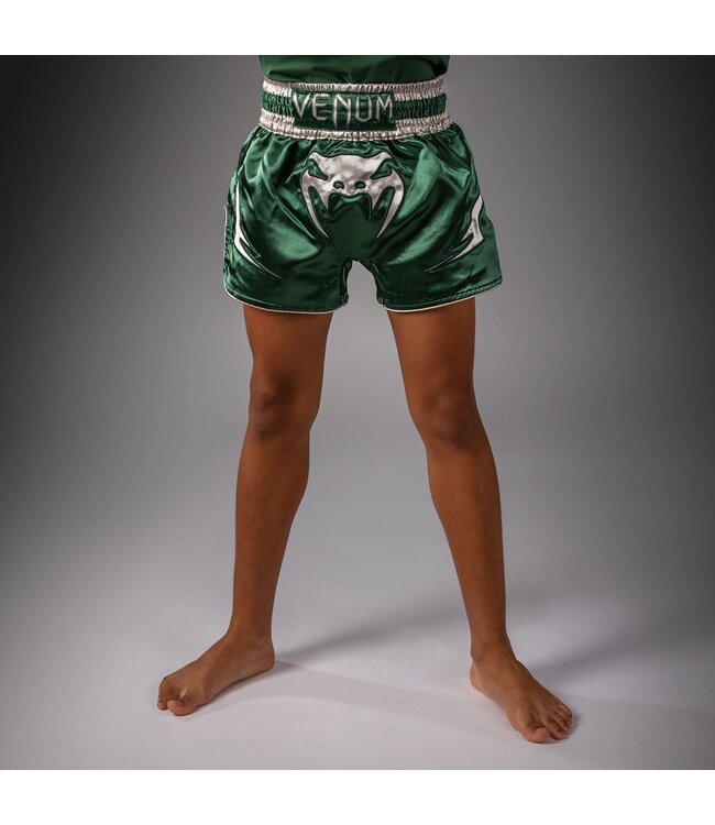 Venum Inferno Muay Thai Shorts - Bosgroen Off White