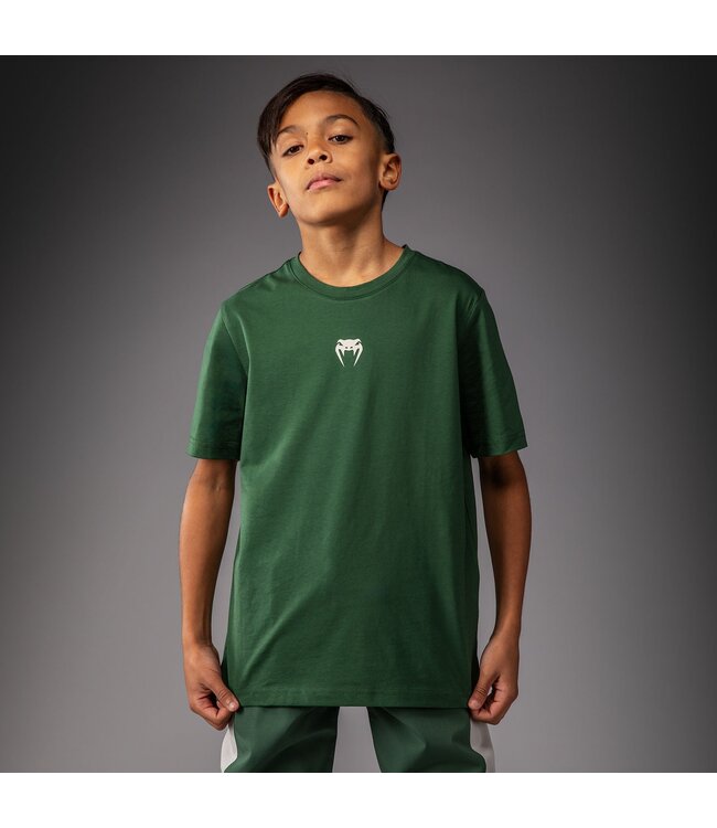Venum Contender Kids Classic T-Shirt – Forest Green White