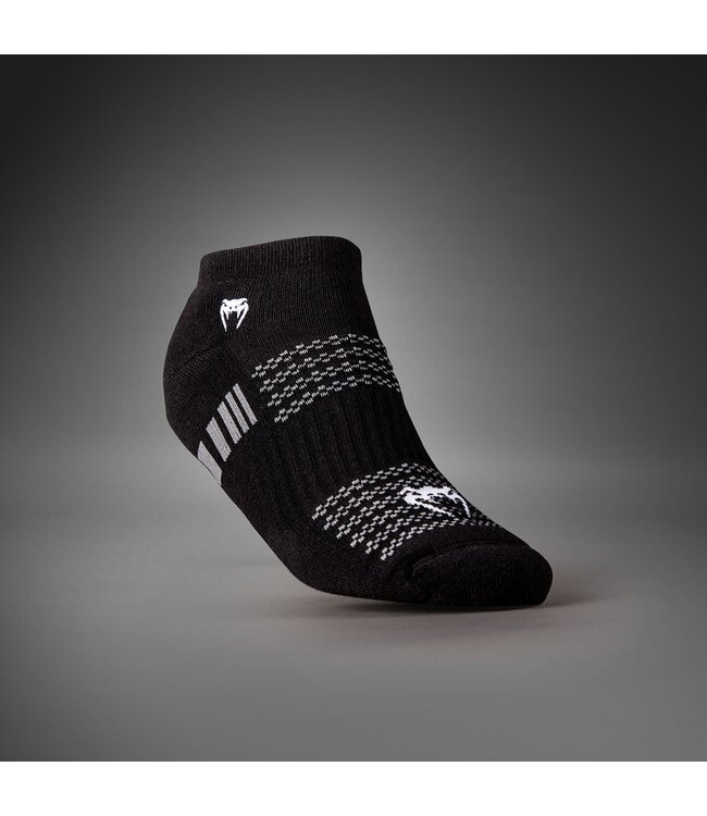 Venum Vector No-Show Socks 3 Pack - Black Grey