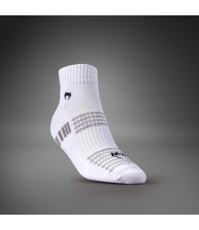 Venum Vector Knöchelsocken, 3er-Pack – Weiß/Grau