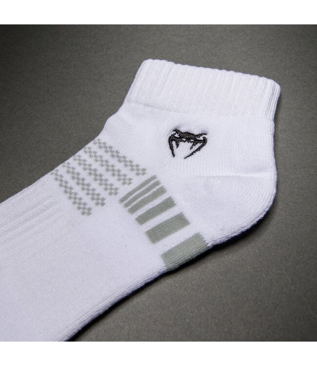 Venum Vector Ankle Socks 3 Pack - White Grey