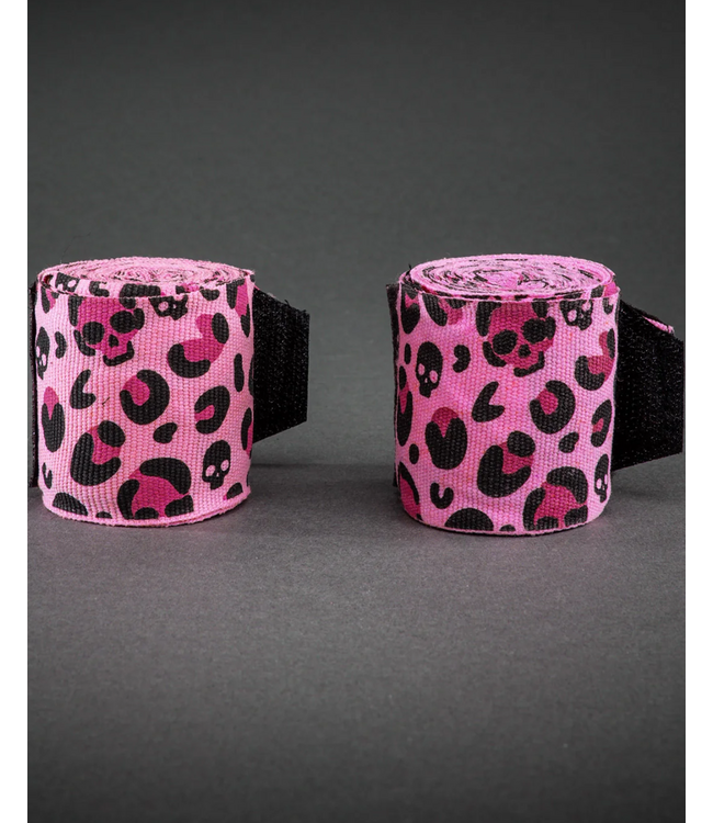 Venum Skull Boxing Handwraps 300 cm Candy Pink Purple