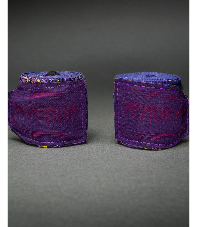 Venum Santa Muerte 300 cm Boxing Handwraps - Dark Purple