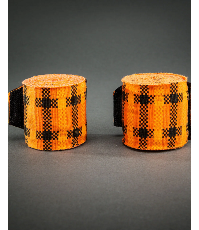Venum Tartan Boksbandages 250 cm - Pompoen Oranje