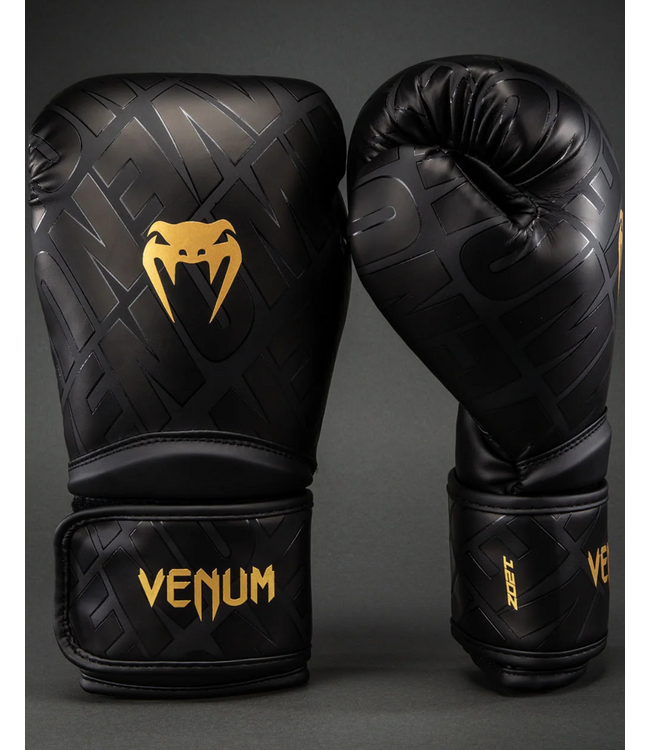 Venum Contender 1.5 XT 3D Boxhandschuhe – Schwarz/Gold – Boxen und Kickboxen