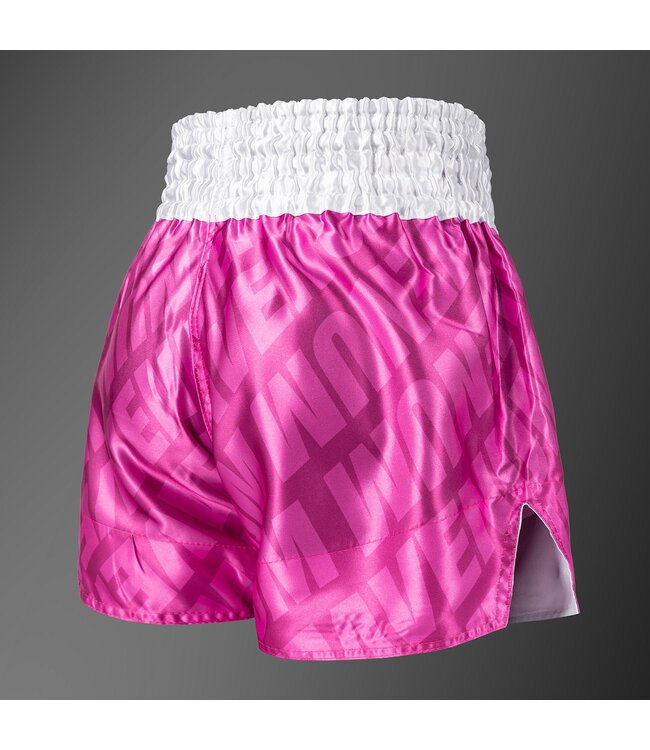 Venum Contender XT Muay Thai Shorts - Candy Roze Wit