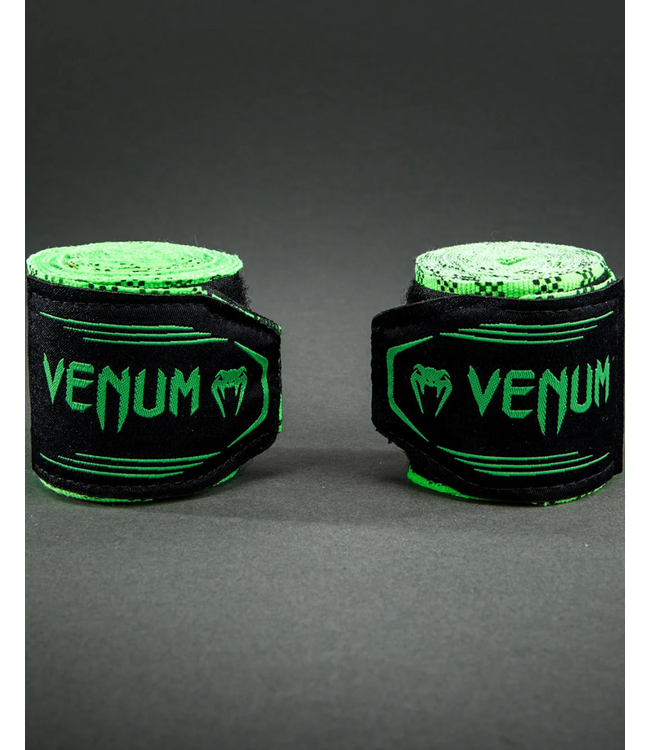 Venum Tartan Boxing Bandages 300 cm - Neon Green - Copy