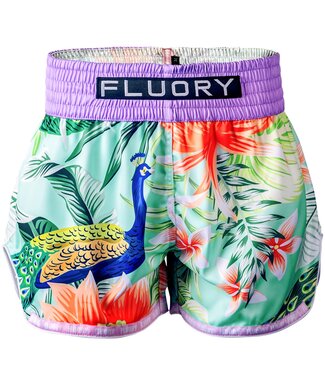 Fluory FLUORY Peacock Dance Muay Thai Shorts – mit Stil, Symbolik & Kraft