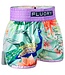 FLUORY Peacock Dance Muay Thai Shorts - Green Purple
