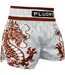 Fluory Fluory Two Dragon Muay Thai Short MTSF143 Wit Bruin | Kickboksen & Muay Thai
