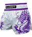 Fluory Two Dragon Muay Thai Short MTSF143 – Wit Paars