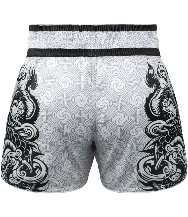 Fluory Two Dragon Thai Short MTSF143 – White Black