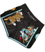 Fluory Muay Thai Shorts Dragon vs Tiger Black
