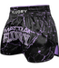 Fluory Muay Thai Kickbox Short Marble Schwarz Lila