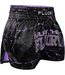 Fluory Muay Thai Kickbox Short Marble Schwarz Lila