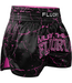Fluory Muay Thai Kickbox Short Marble Schwarz Pink